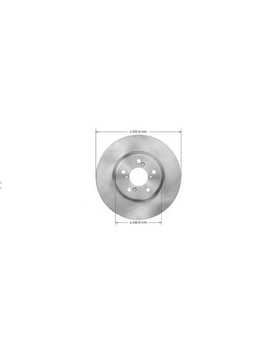 Bendix PRT6054 Front Disc Brake Rotor